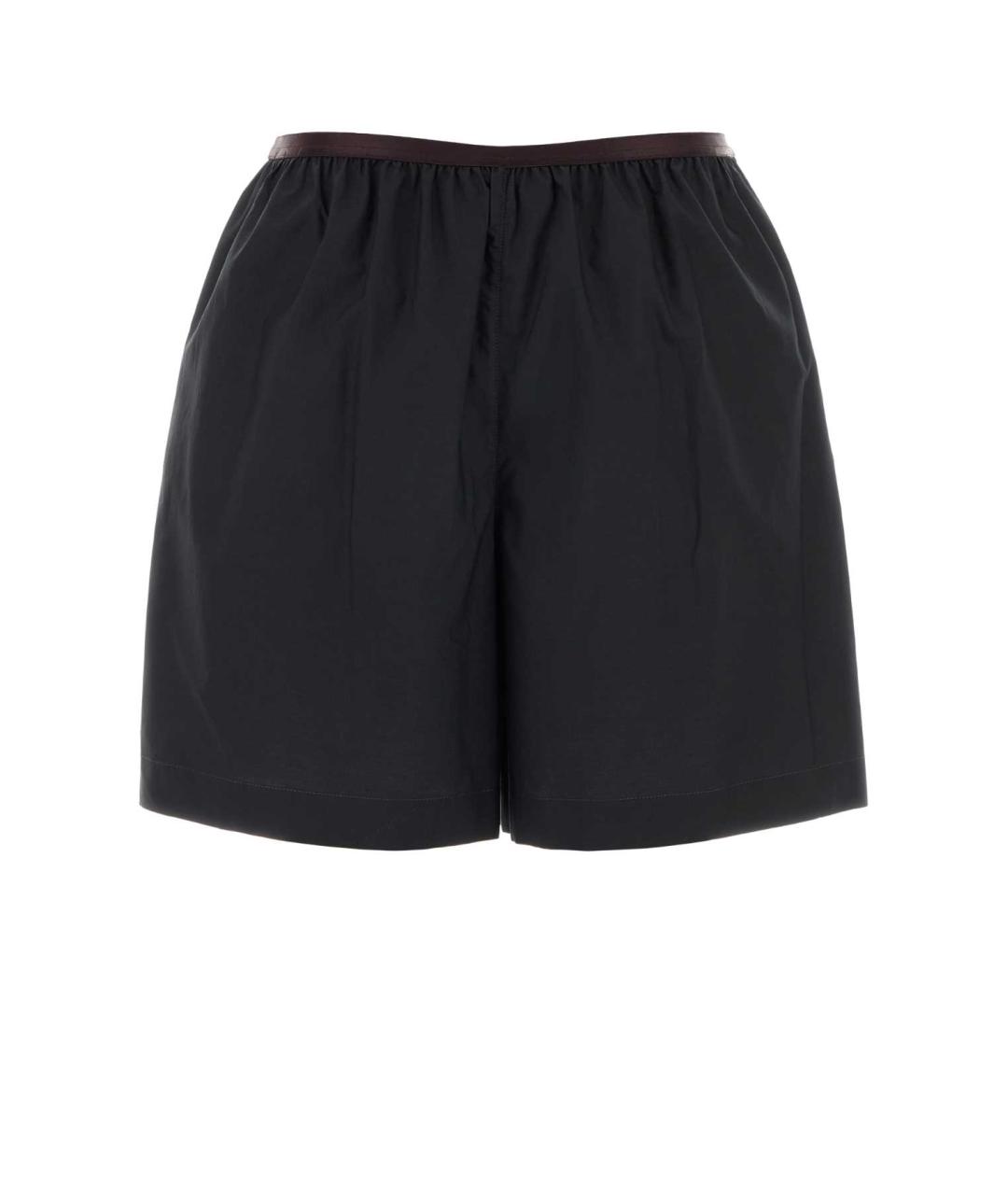 LEMAIRE Черные хлопковые шорты, фото 2