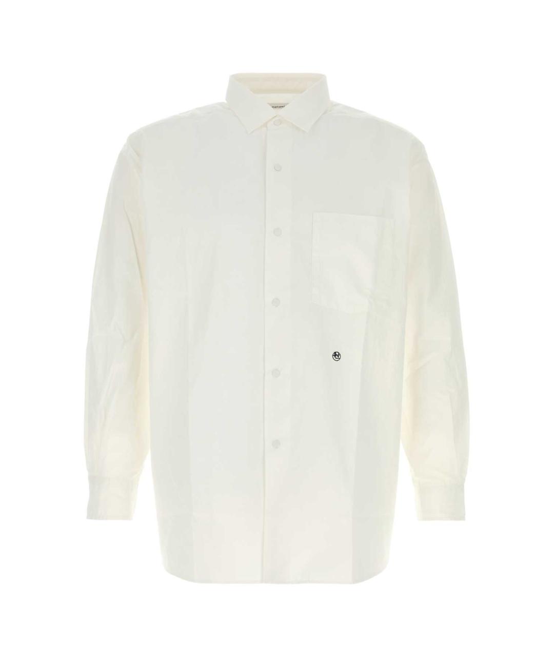 NANAMICA Белая хлопковая кэжуал рубашка, фото 1