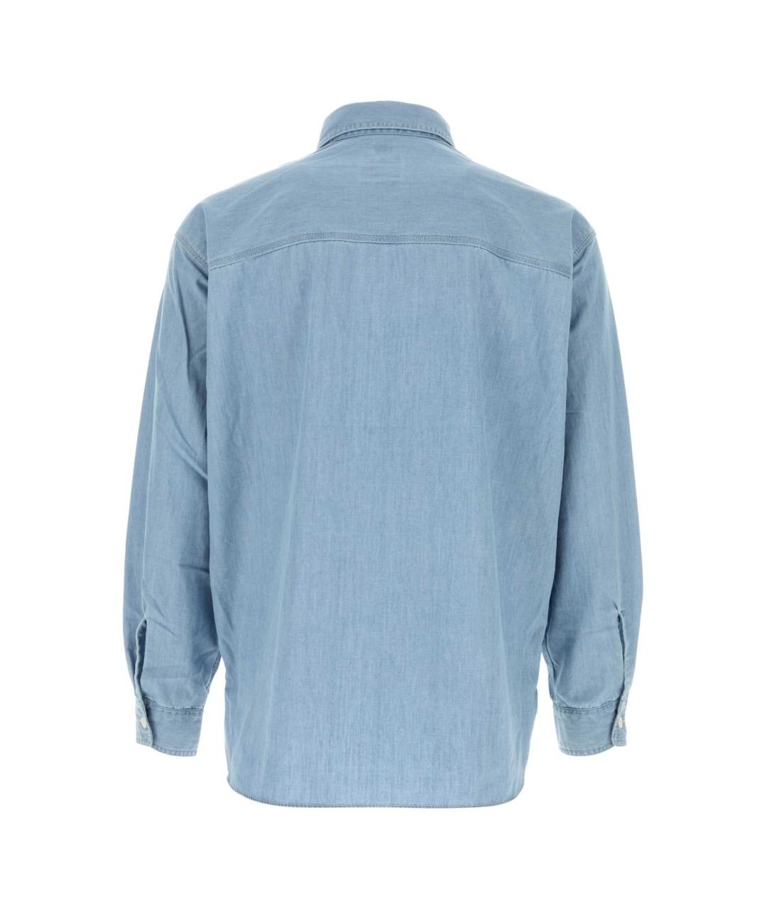 NANAMICA Голубая хлопковая кэжуал рубашка, фото 2