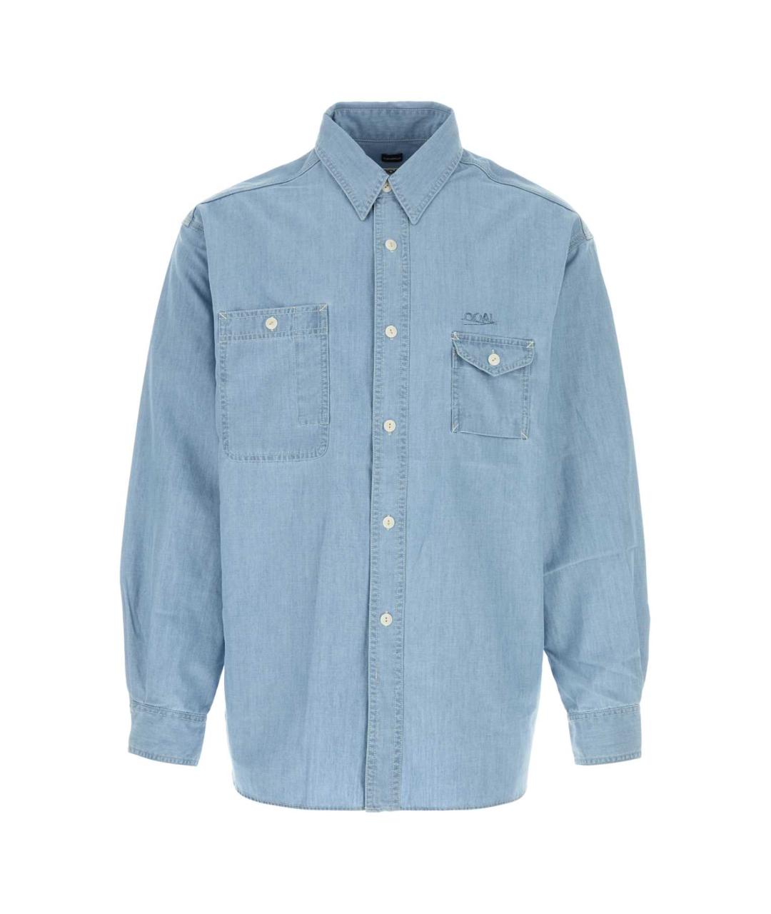 NANAMICA Голубая хлопковая кэжуал рубашка, фото 1