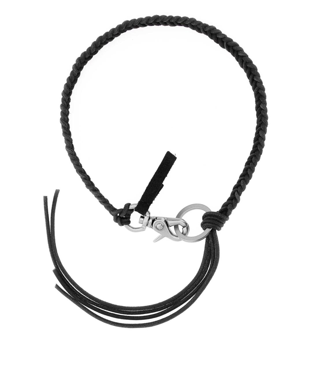 OUR LEGACY Черная кожаная цепочка/подвеска, фото 1