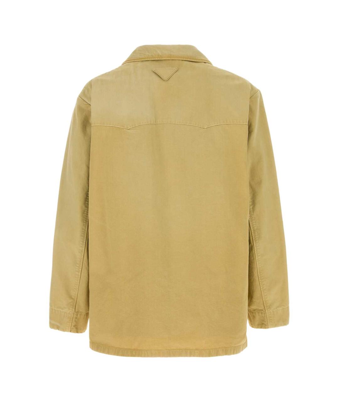 PRADA Бежевая хлопковая куртка, фото 2