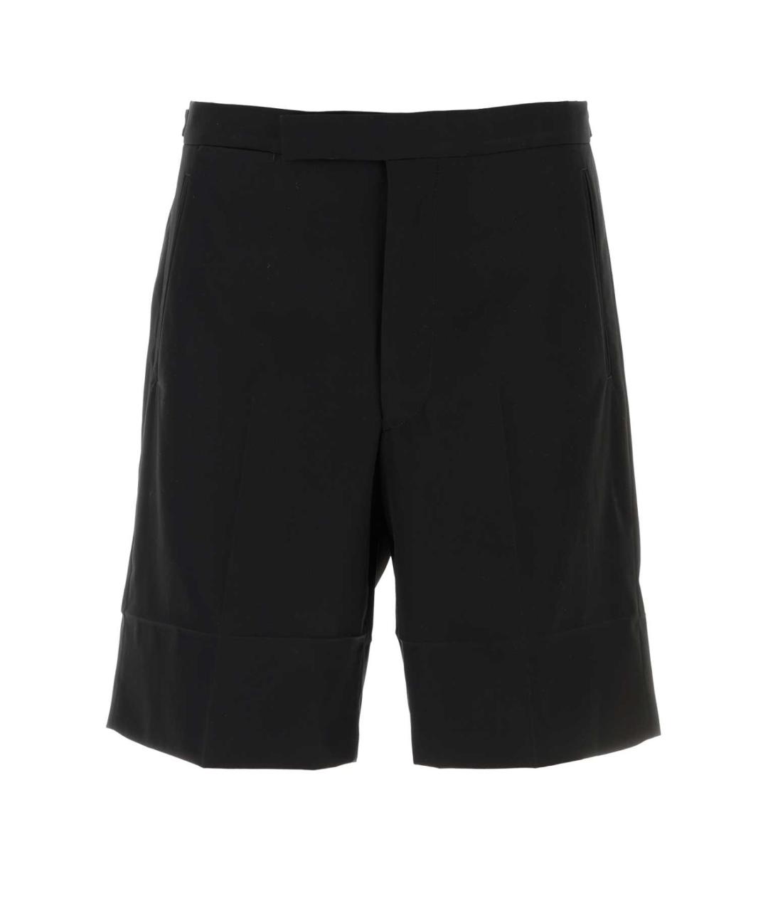 PRADA Черные хлопковые шорты, фото 1
