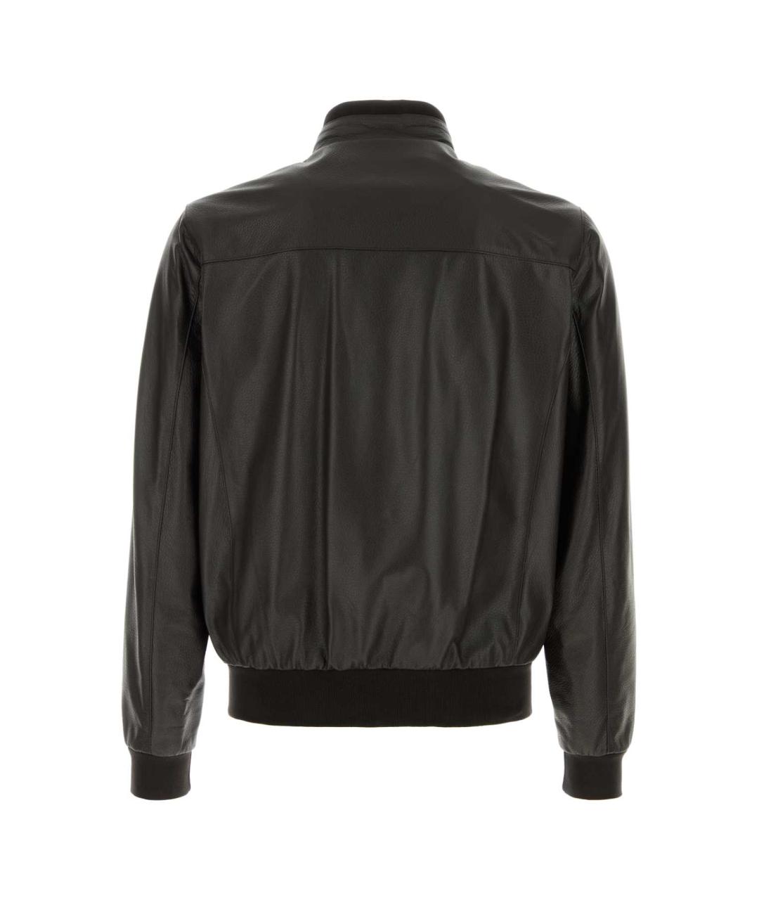 MOORER Коричневая кожаная куртка, фото 2