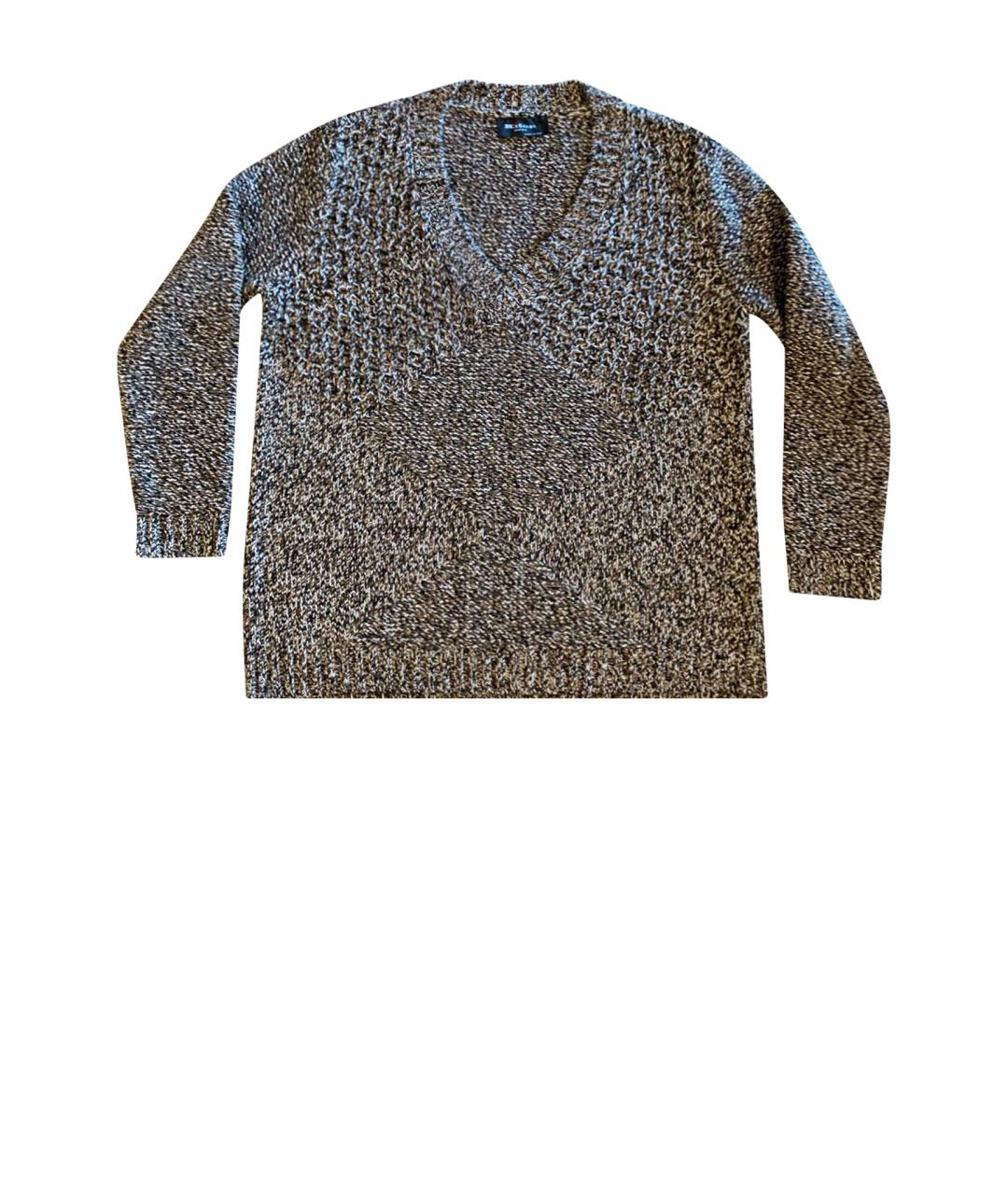 KITON Коричневый кашемировый джемпер / свитер, фото 1