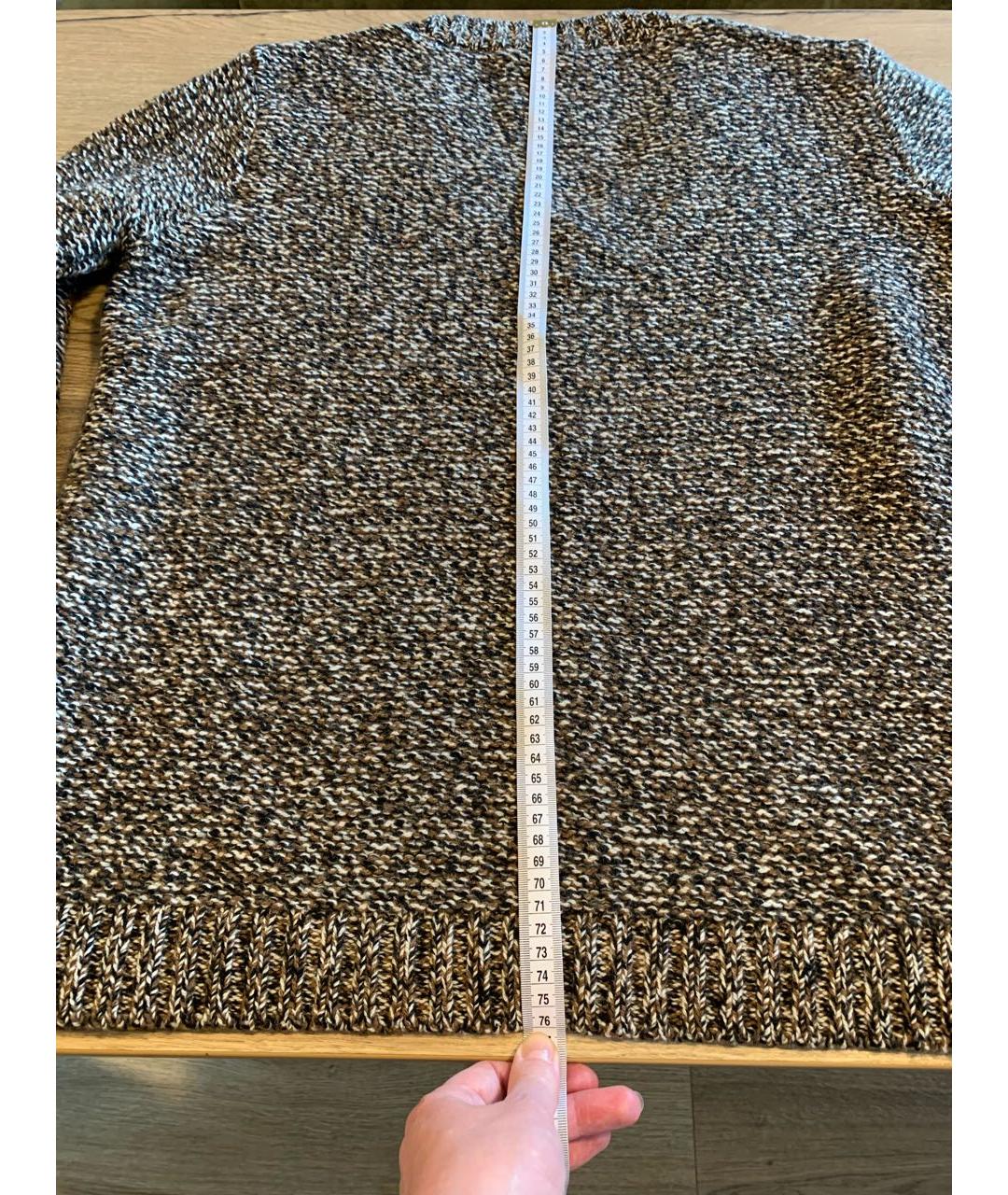 KITON Коричневый кашемировый джемпер / свитер, фото 8