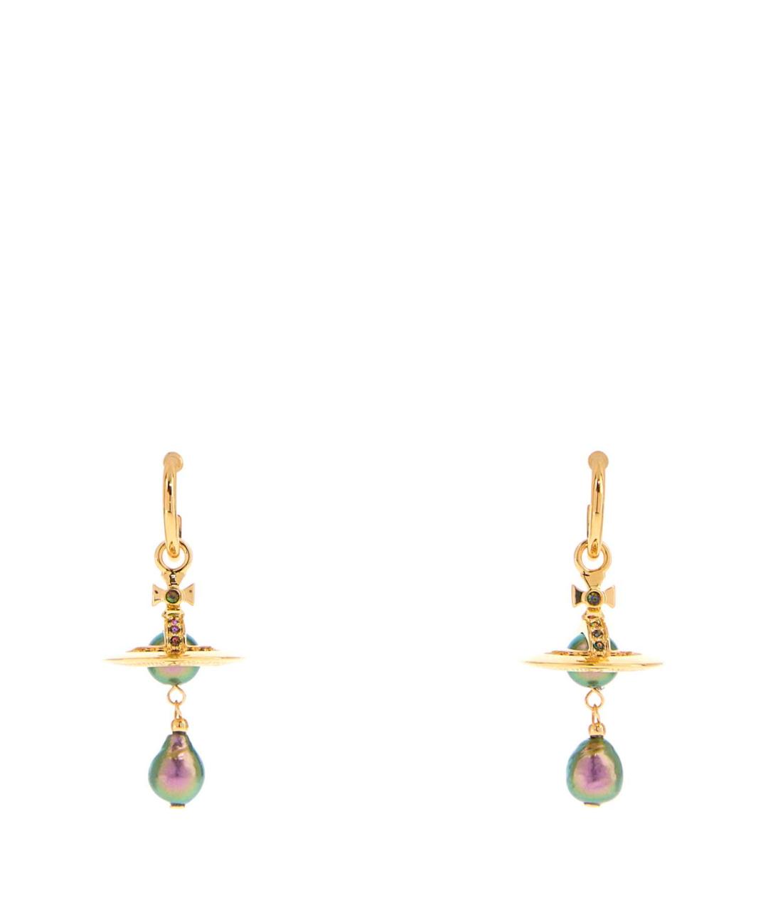 VIVIENNE WESTWOOD Золотые серьги, фото 1
