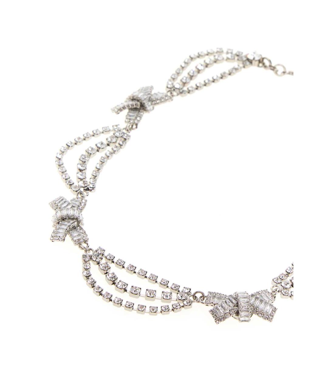 ALESSANDRA RICH Серебряное металлическое колье, фото 2