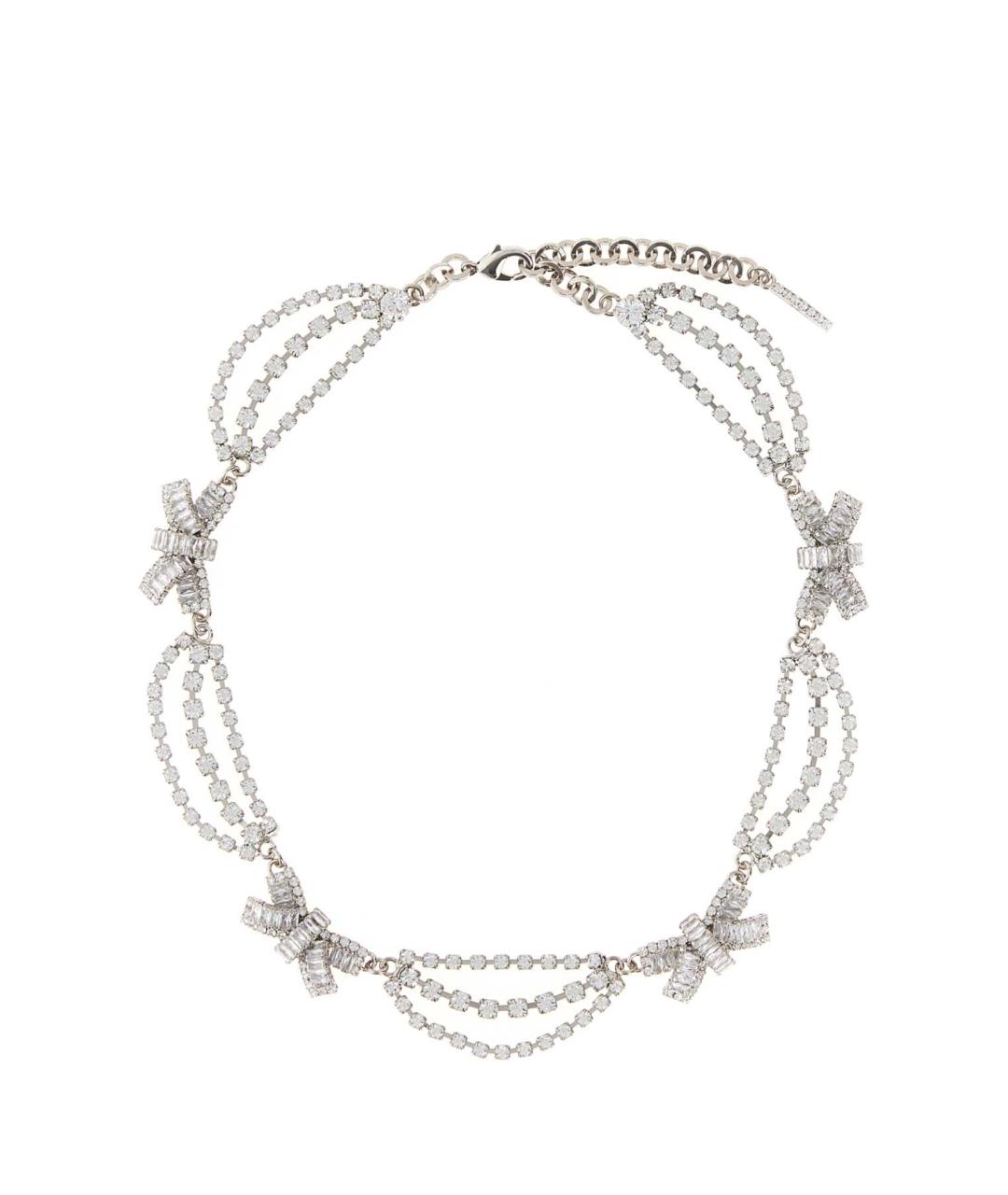 ALESSANDRA RICH Серебряное металлическое колье, фото 1