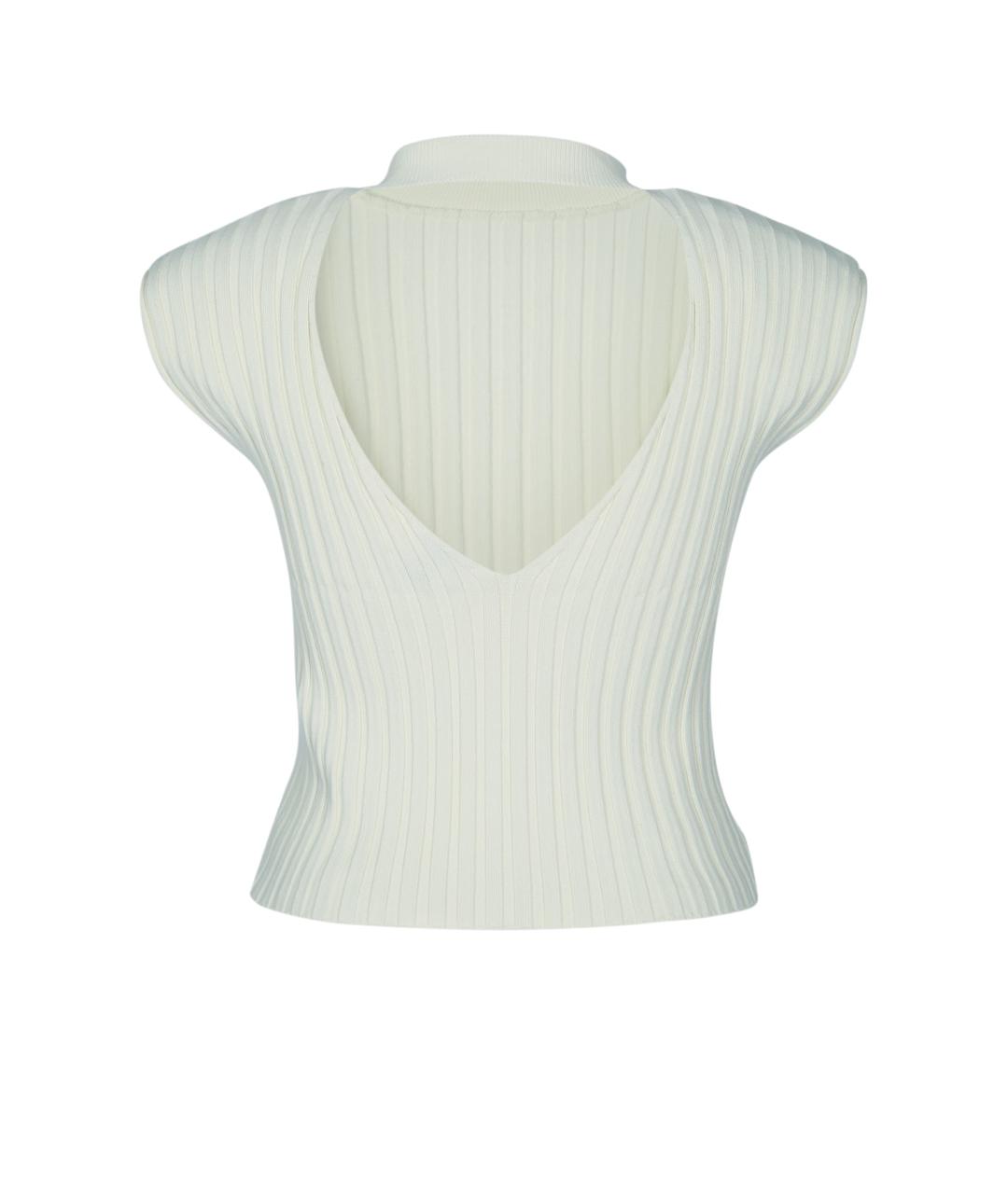 JACOB COHEN Бежевый вискозный джемпер / свитер, фото 2