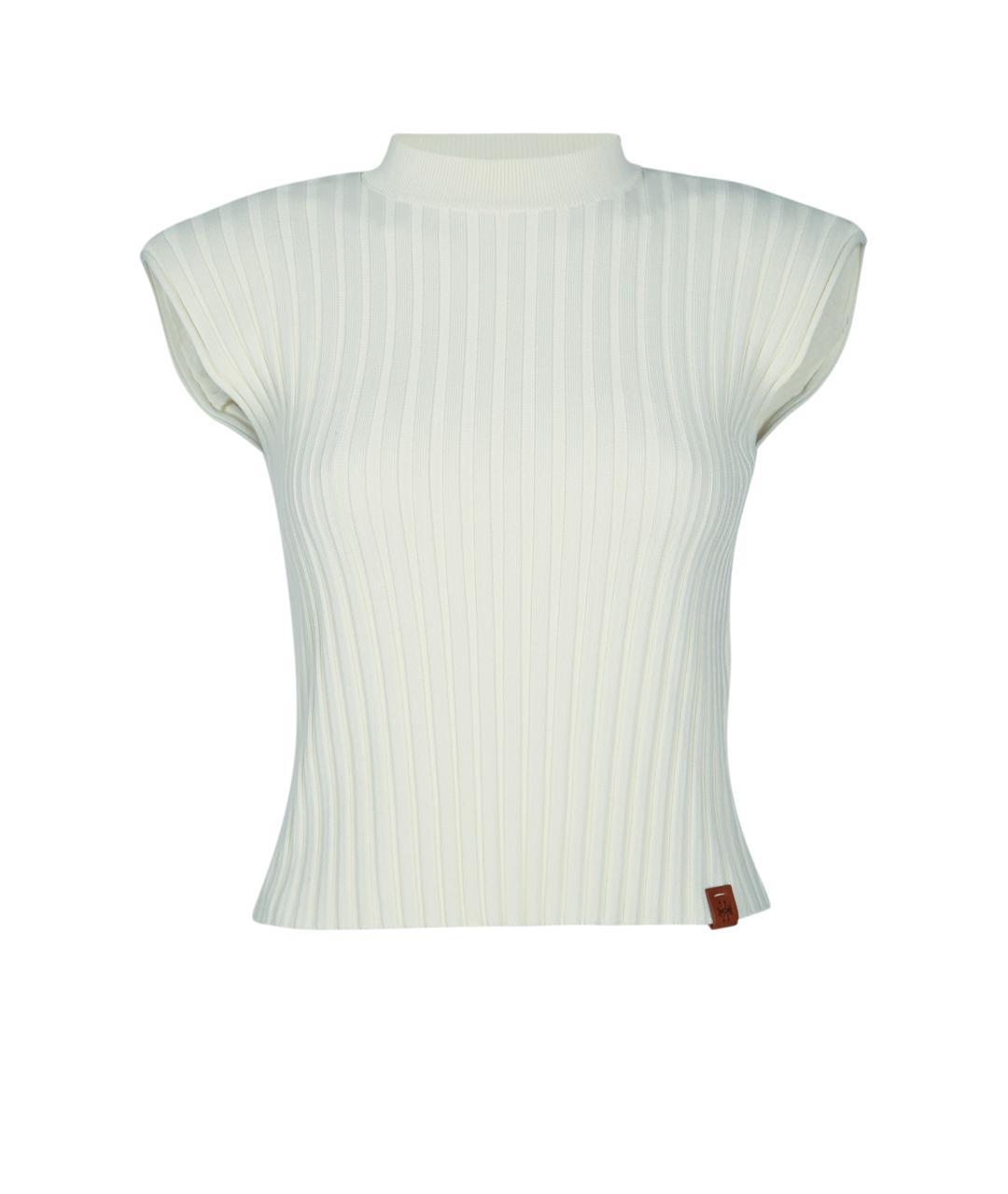 JACOB COHEN Бежевый вискозный джемпер / свитер, фото 3