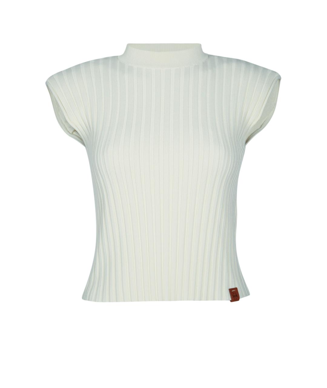 JACOB COHEN Бежевый вискозный джемпер / свитер, фото 1