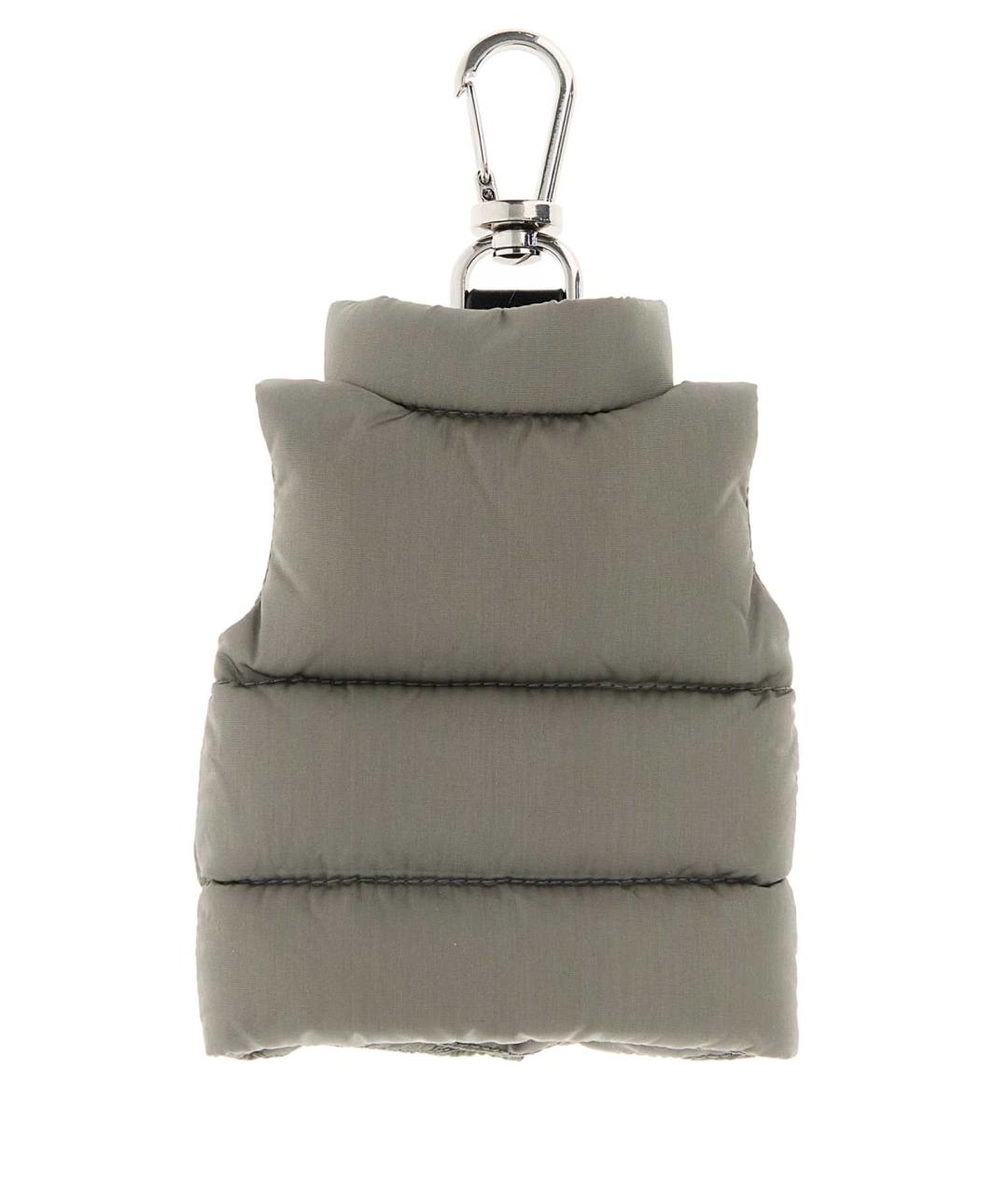 MONCLER Серый брелок, фото 2