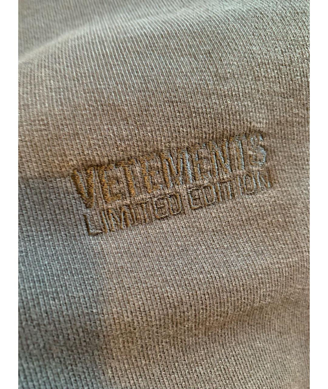 VETEMENTS Черные хлопковые шорты, фото 8