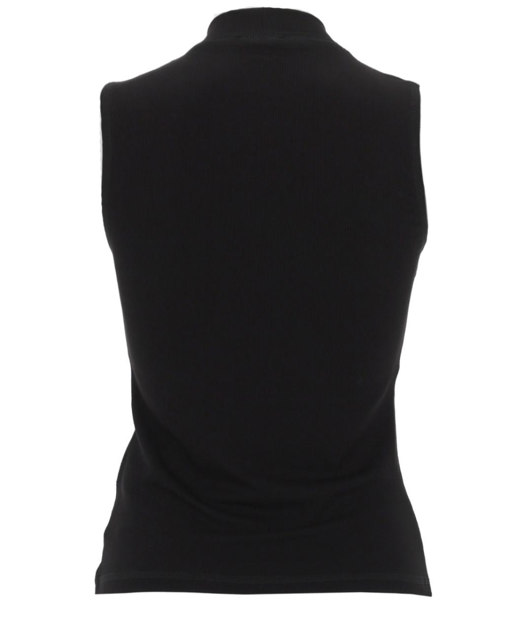 DIESEL Черная вискозная майка, фото 2