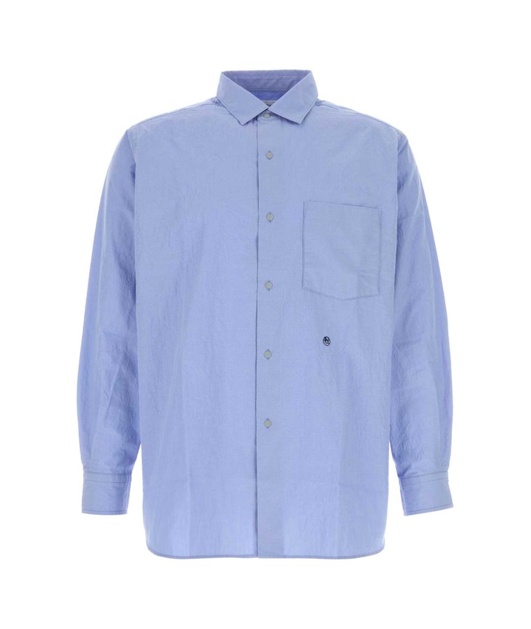 NANAMICA Голубая хлопковая кэжуал рубашка, фото 1