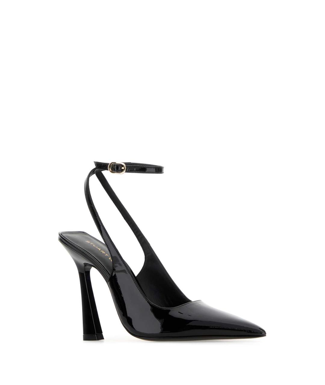 STUART WEITZMAN Черные туфли из лакированной кожи, фото 2