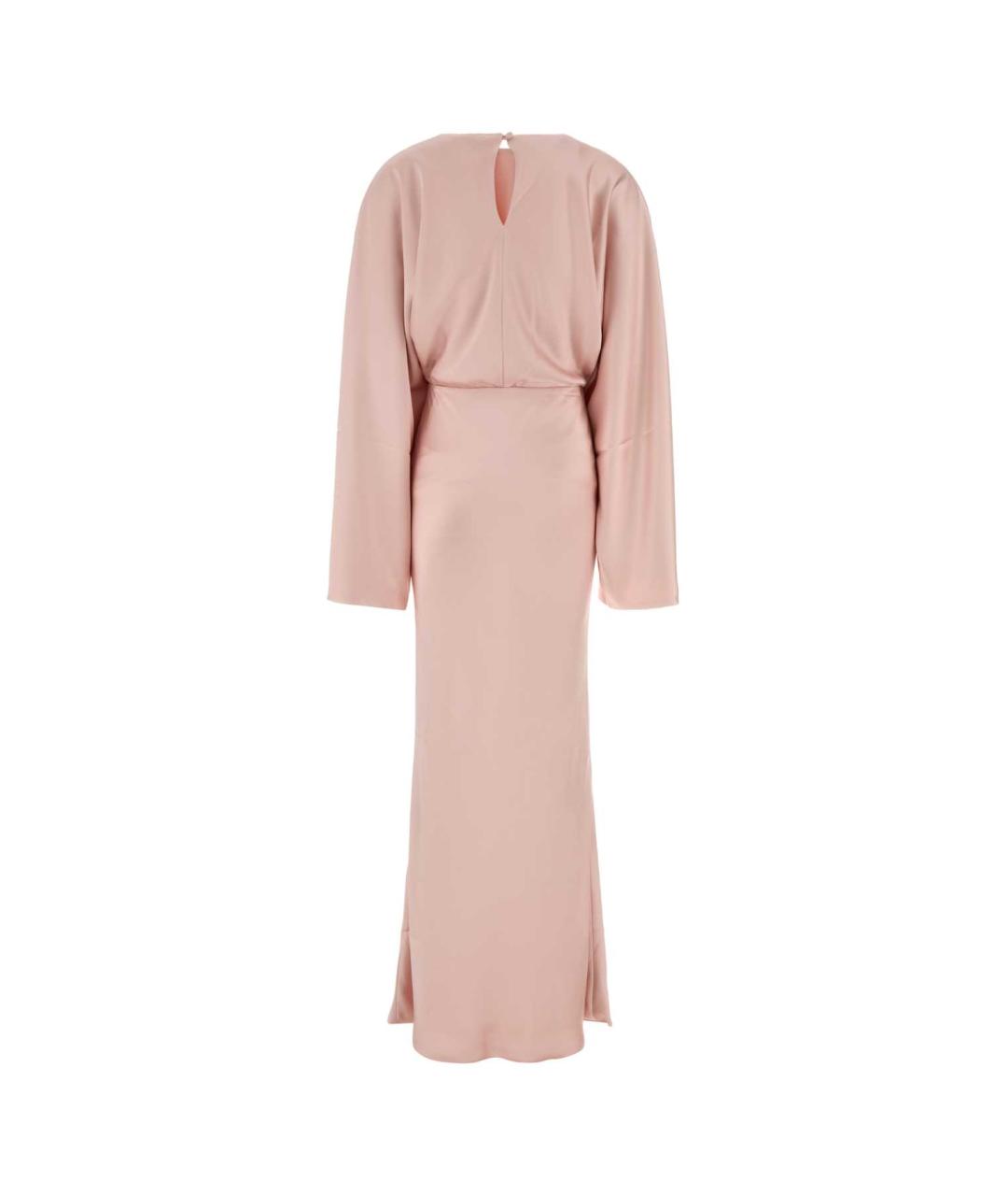 NORMA KAMALI Розовое синтетическое вечернее платье, фото 2