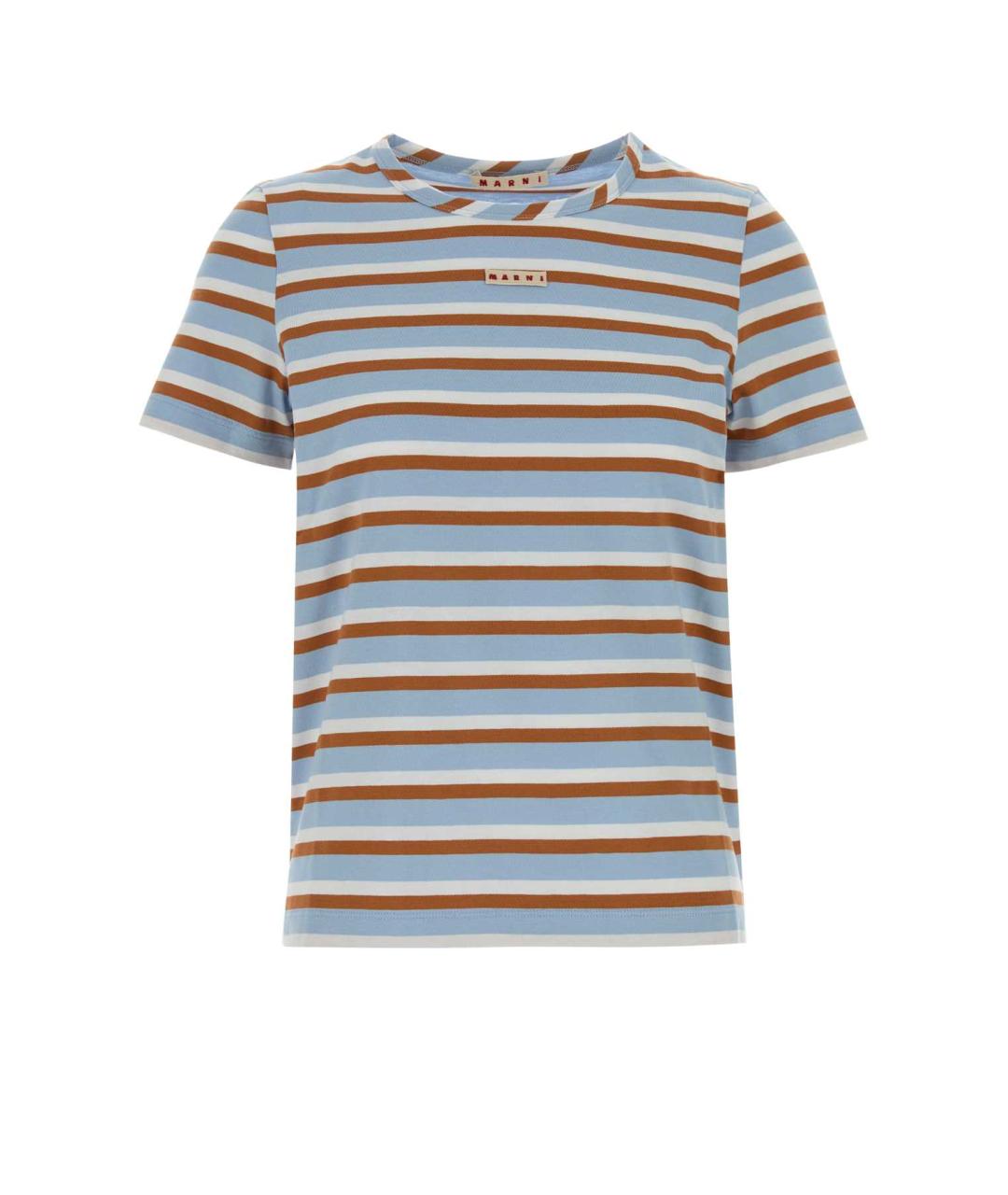 MARNI Мульти хлопковая футболка, фото 1