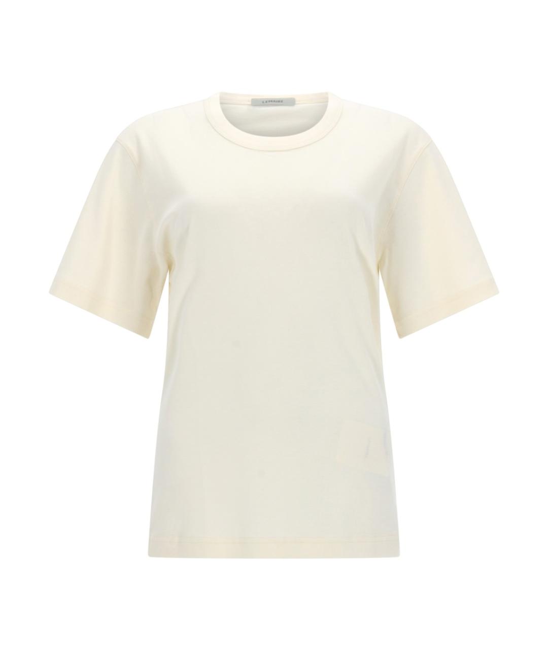 LEMAIRE Белая хлопковая футболка, фото 1