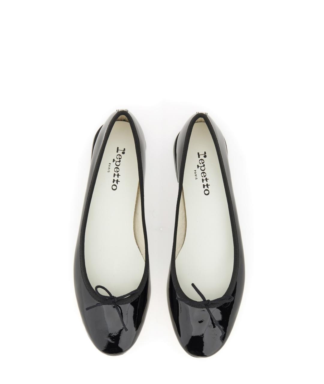 REPETTO Черные кожаные балетки, фото 2