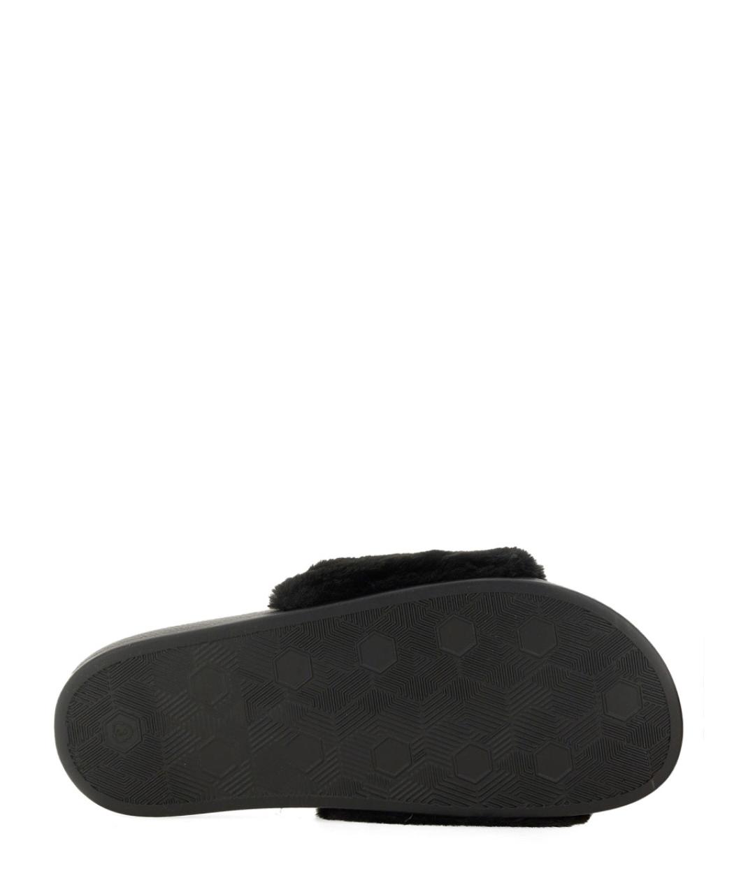 VERSACE JEANS COUTURE Черные шлепанцы, фото 4