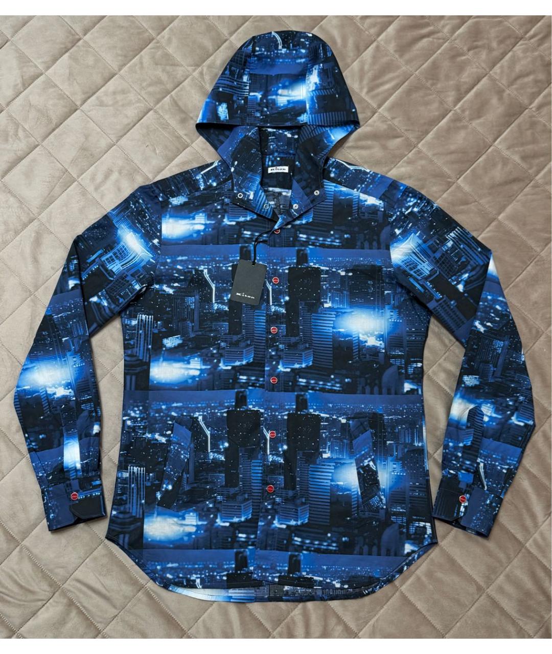 KITON Мульти хлопковая кэжуал рубашка, фото 5
