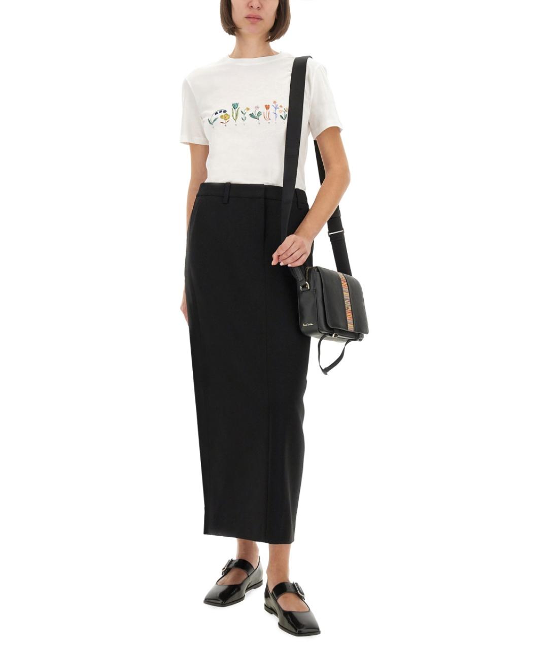 PS BY PAUL SMITH Белая хлопковая футболка, фото 2