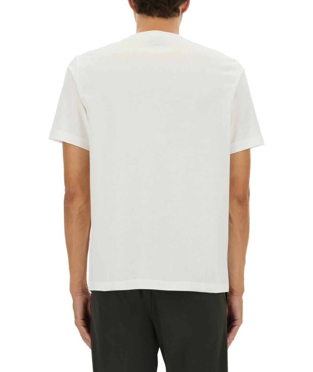 PS BY PAUL SMITH Белая хлопковая футболка, фото 3