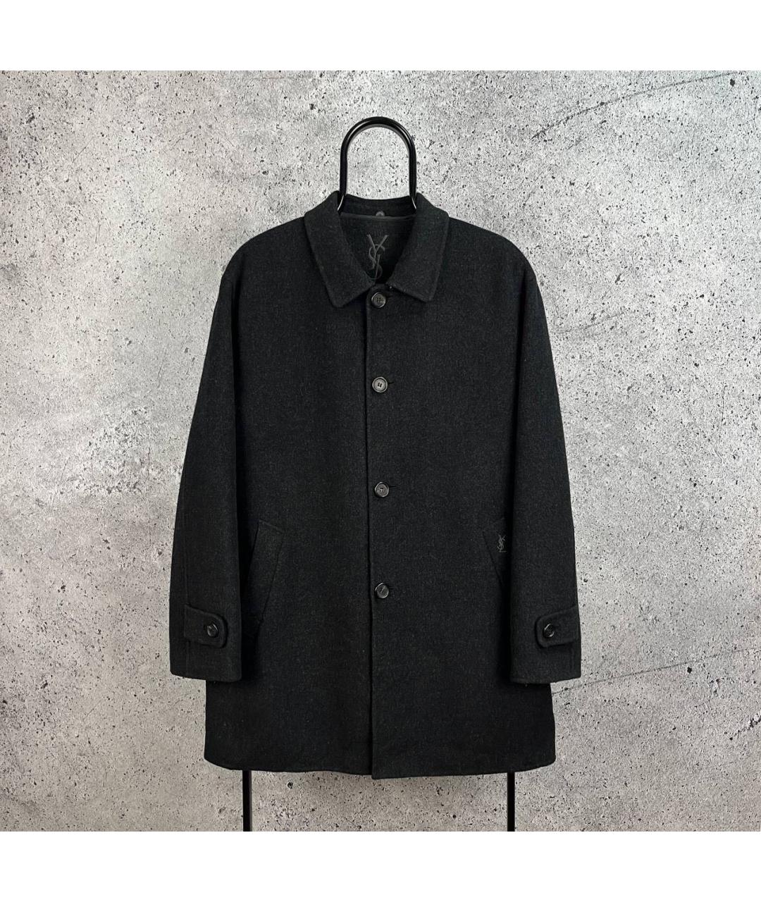 YVES SAINT LAURENT BEAUTY Антрацитовое пальто, фото 9