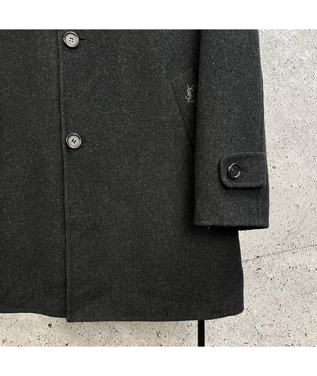 YVES SAINT LAURENT BEAUTY Антрацитовое пальто, фото 7