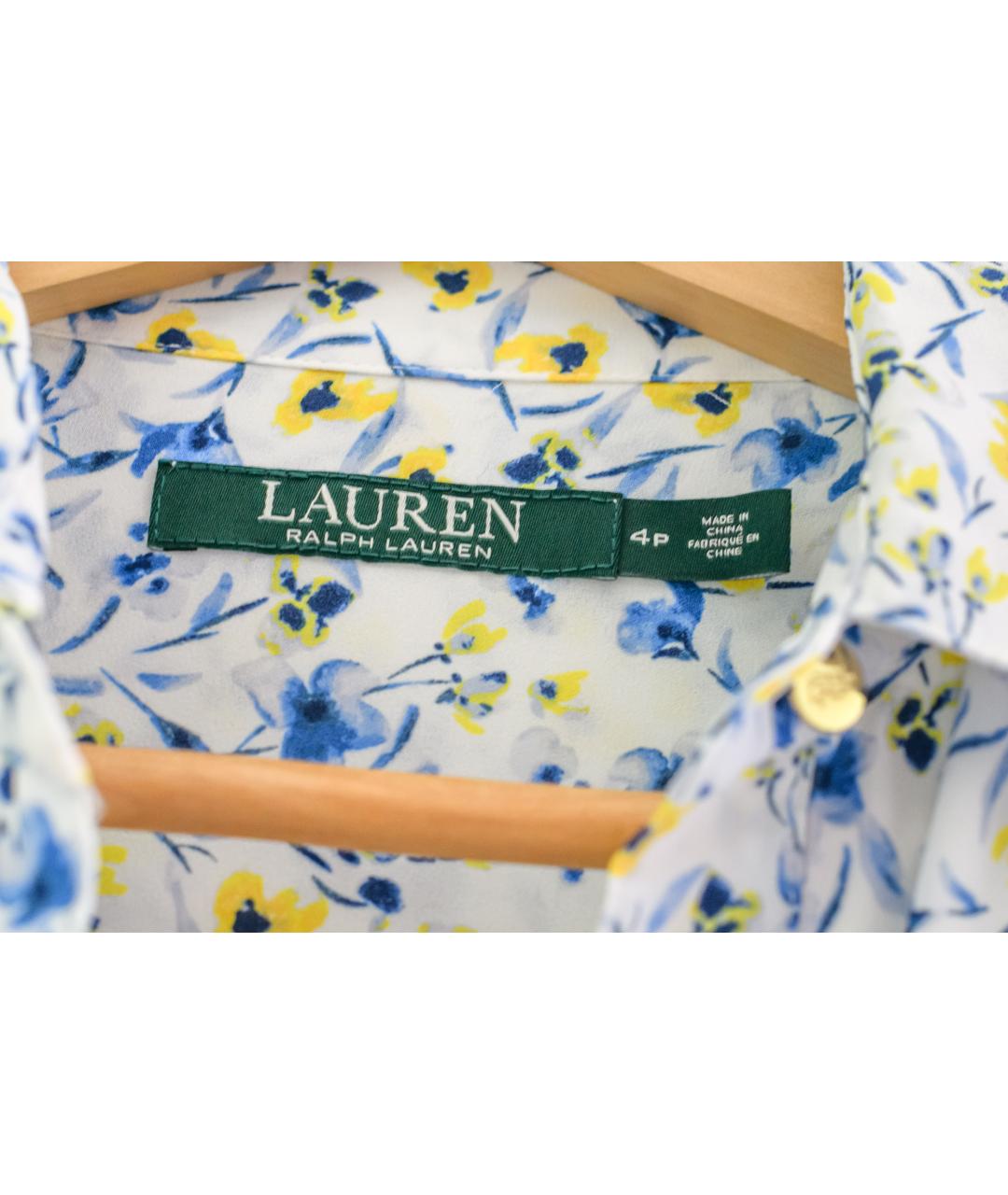 RALPH LAUREN Мульти полиэстеровое повседневное платье, фото 4