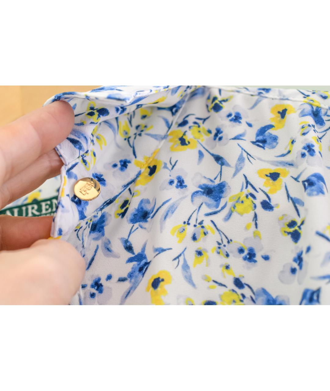 RALPH LAUREN Мульти полиэстеровое повседневное платье, фото 8