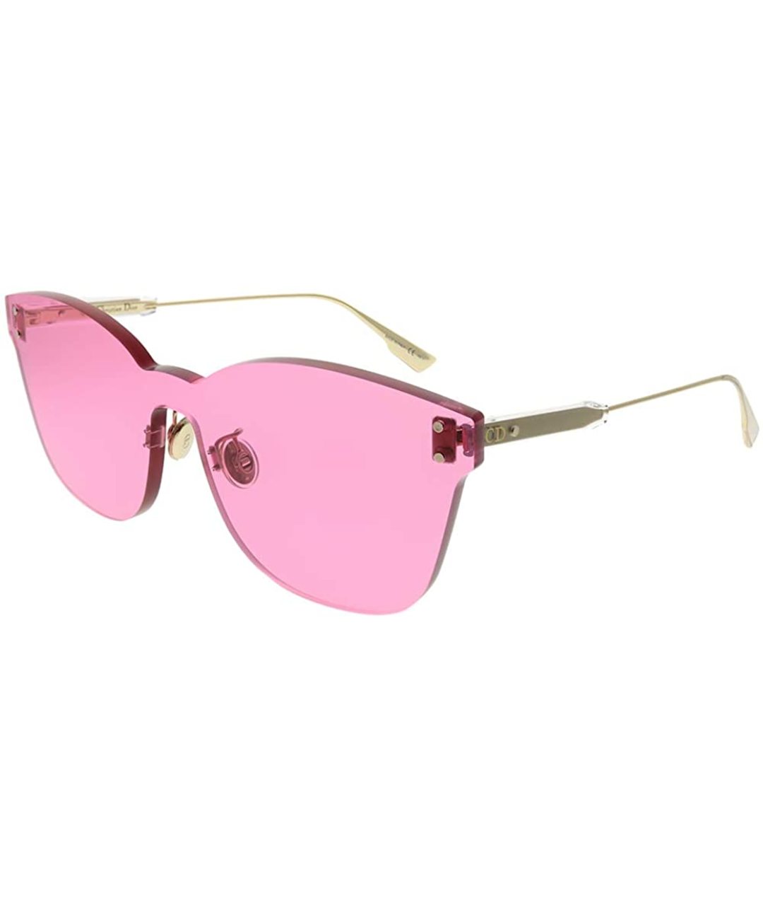 CHRISTIAN DIOR PRE-OWNED Розовые металлические солнцезащитные очки, фото 1