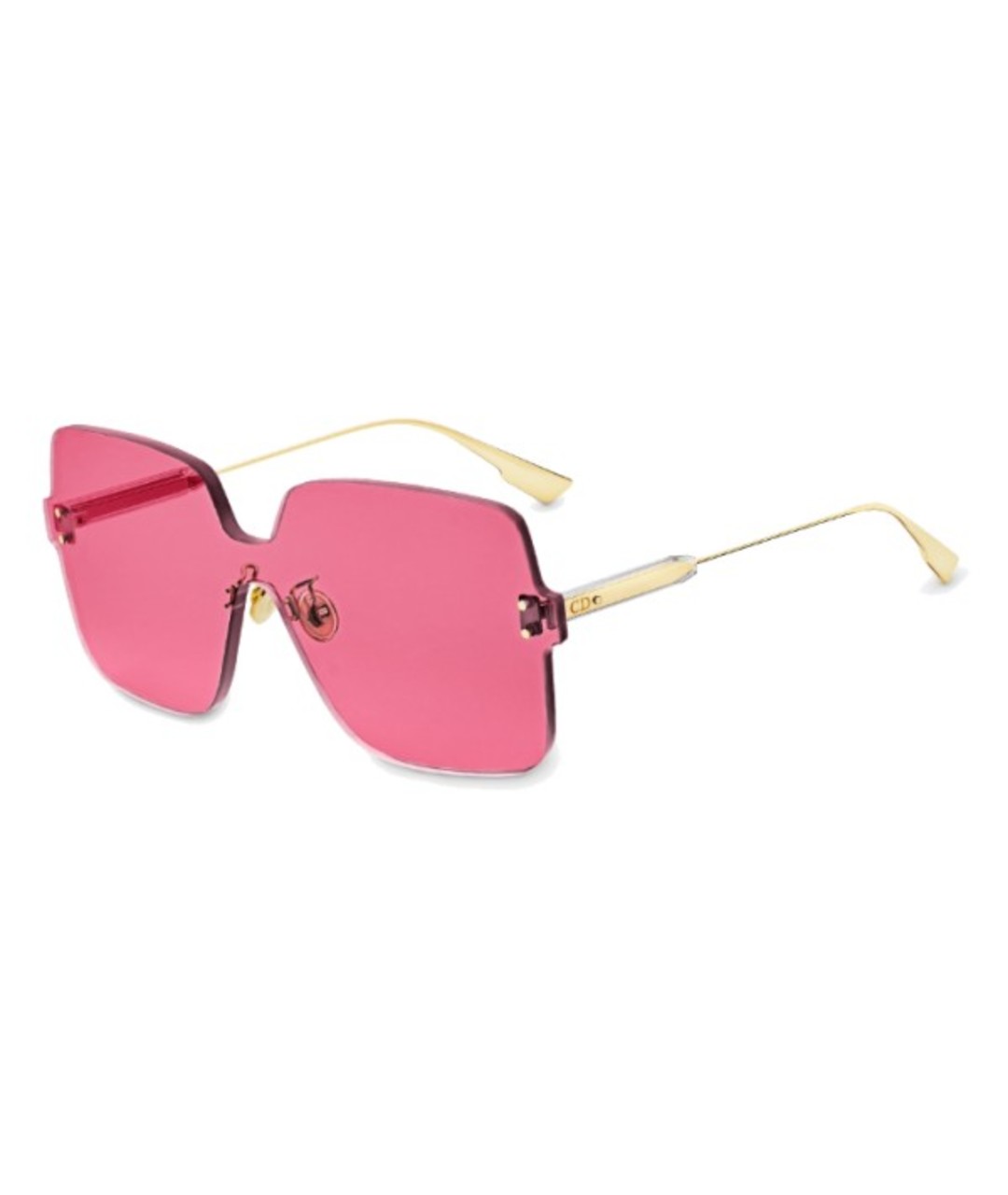 CHRISTIAN DIOR PRE-OWNED Розовые металлические солнцезащитные очки, фото 8