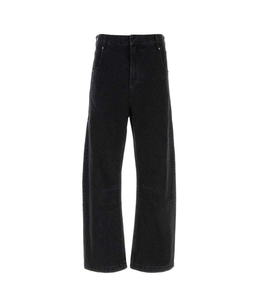 entire studios Черные хлопковые прямые джинсы, фото 1