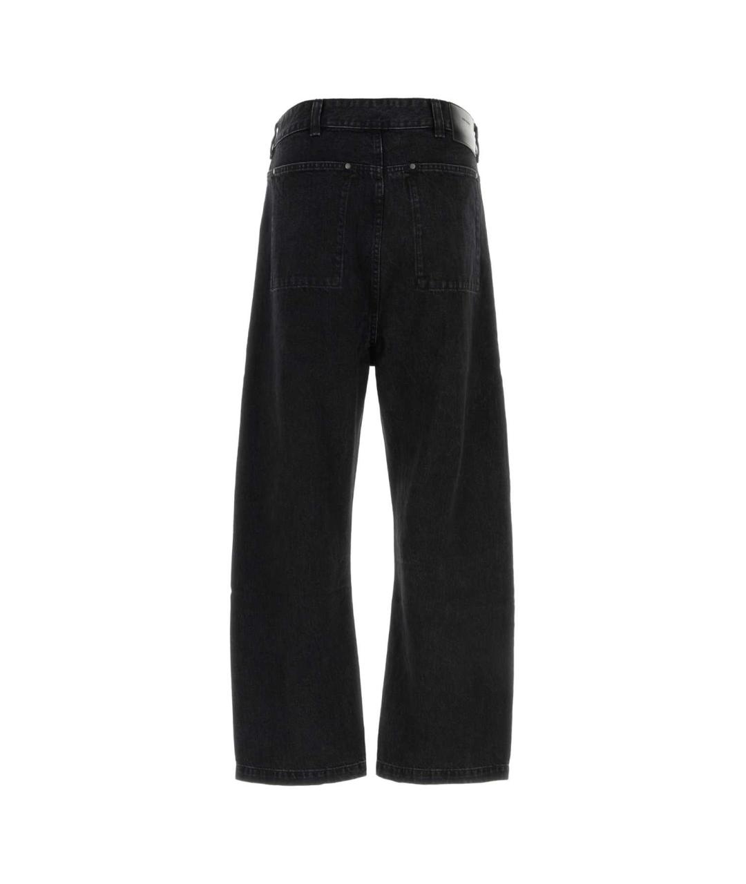 entire studios Черные хлопковые прямые джинсы, фото 2