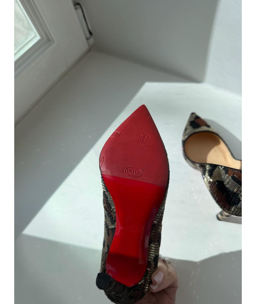 CHRISTIAN LOUBOUTIN Черные туфли, фото 4