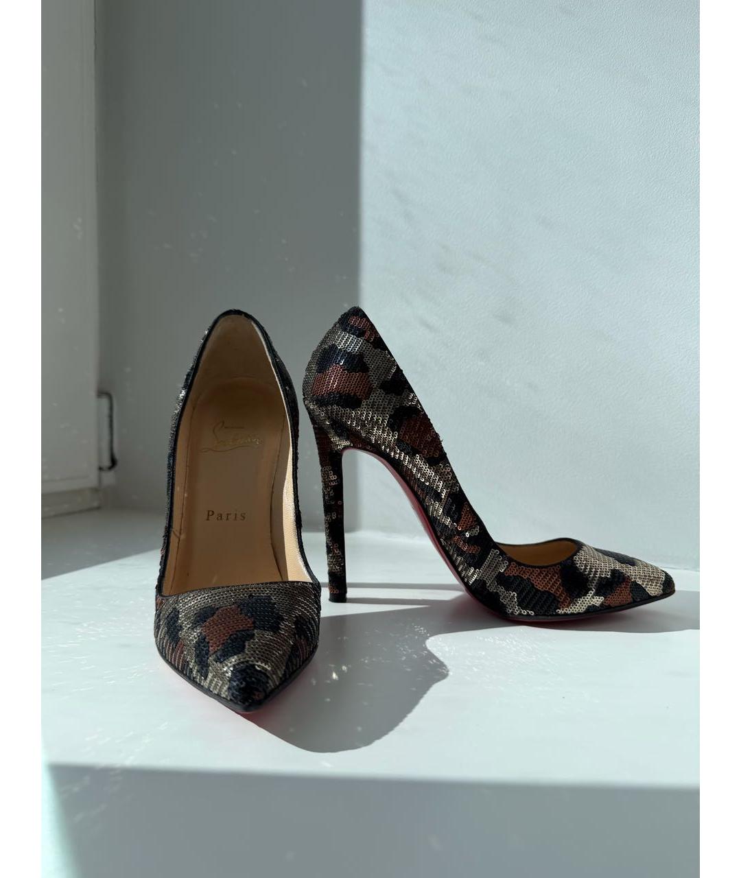 CHRISTIAN LOUBOUTIN Черные туфли, фото 5