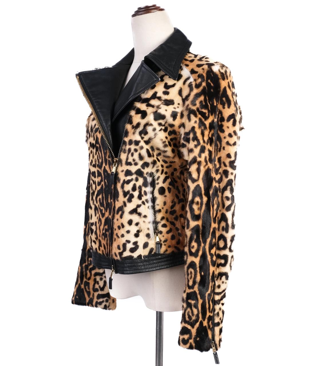 ETRO Оранжевая кожаная куртка, фото 7