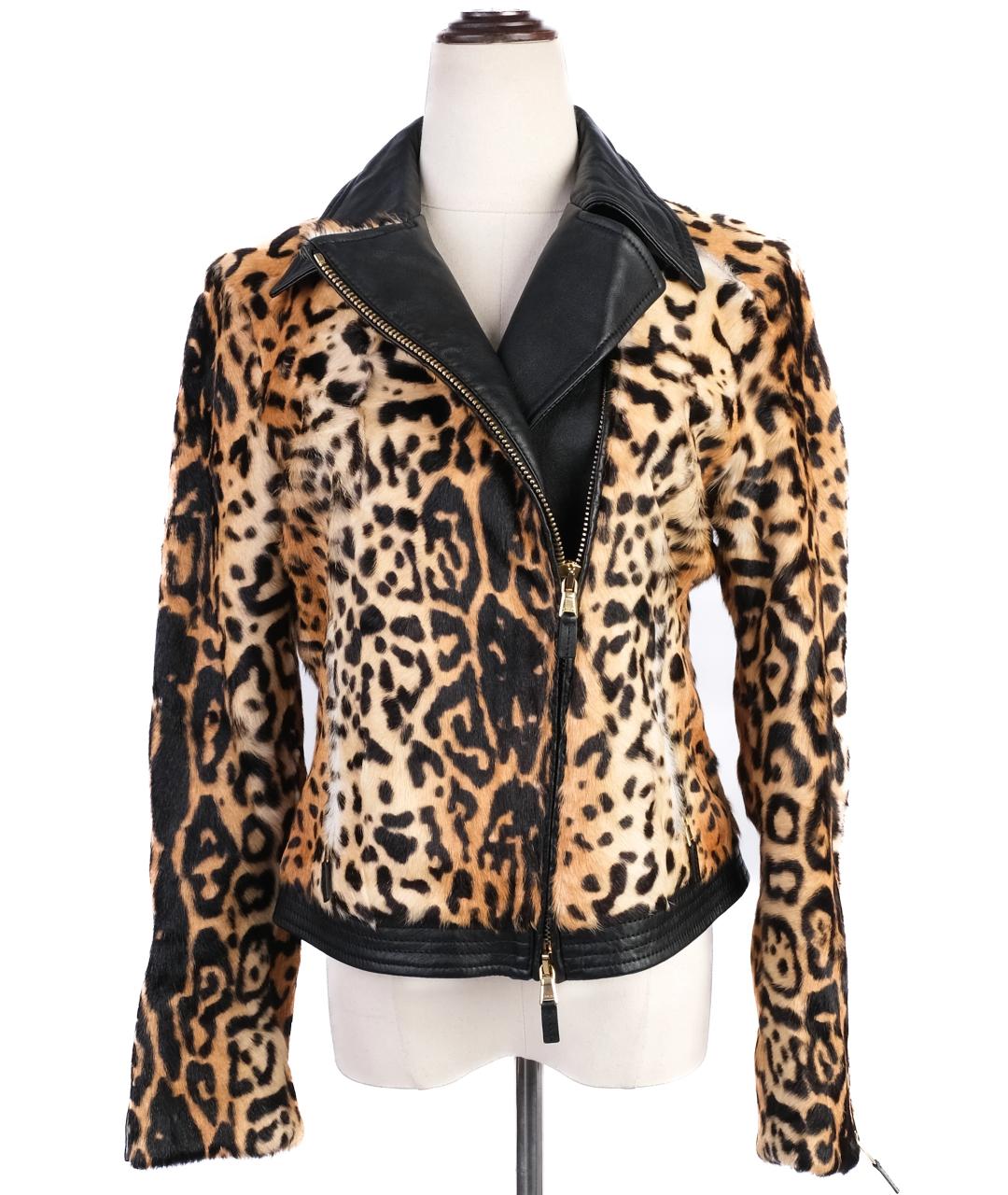 ETRO Оранжевая кожаная куртка, фото 9