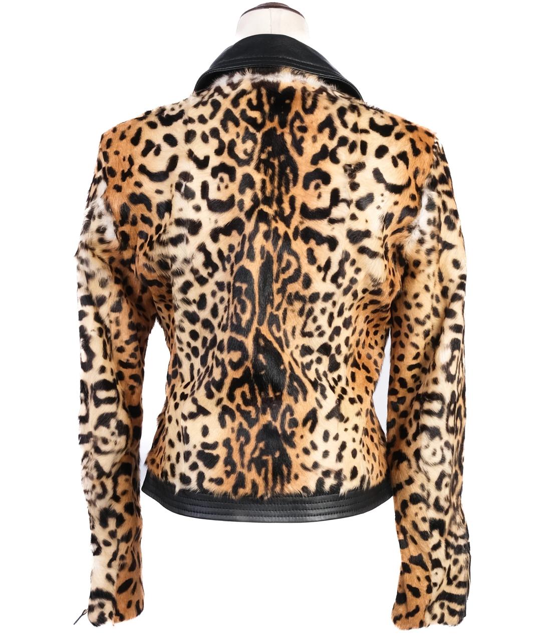 ETRO Оранжевая кожаная куртка, фото 2