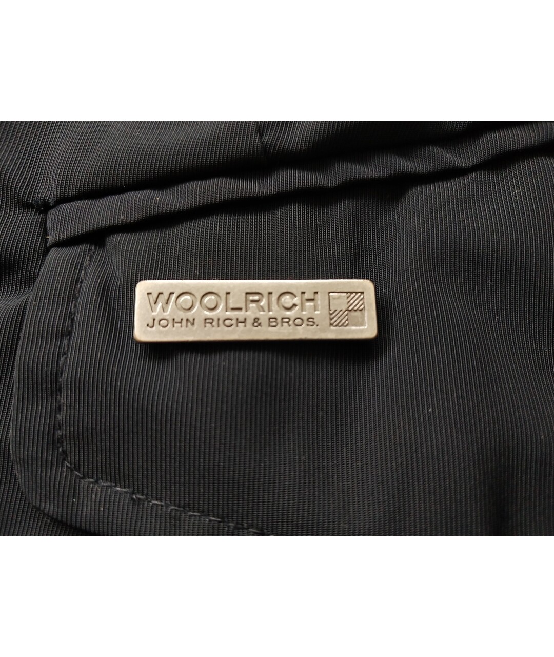 WOOLRICH Темно-синяя полиэстеровая куртка, фото 5