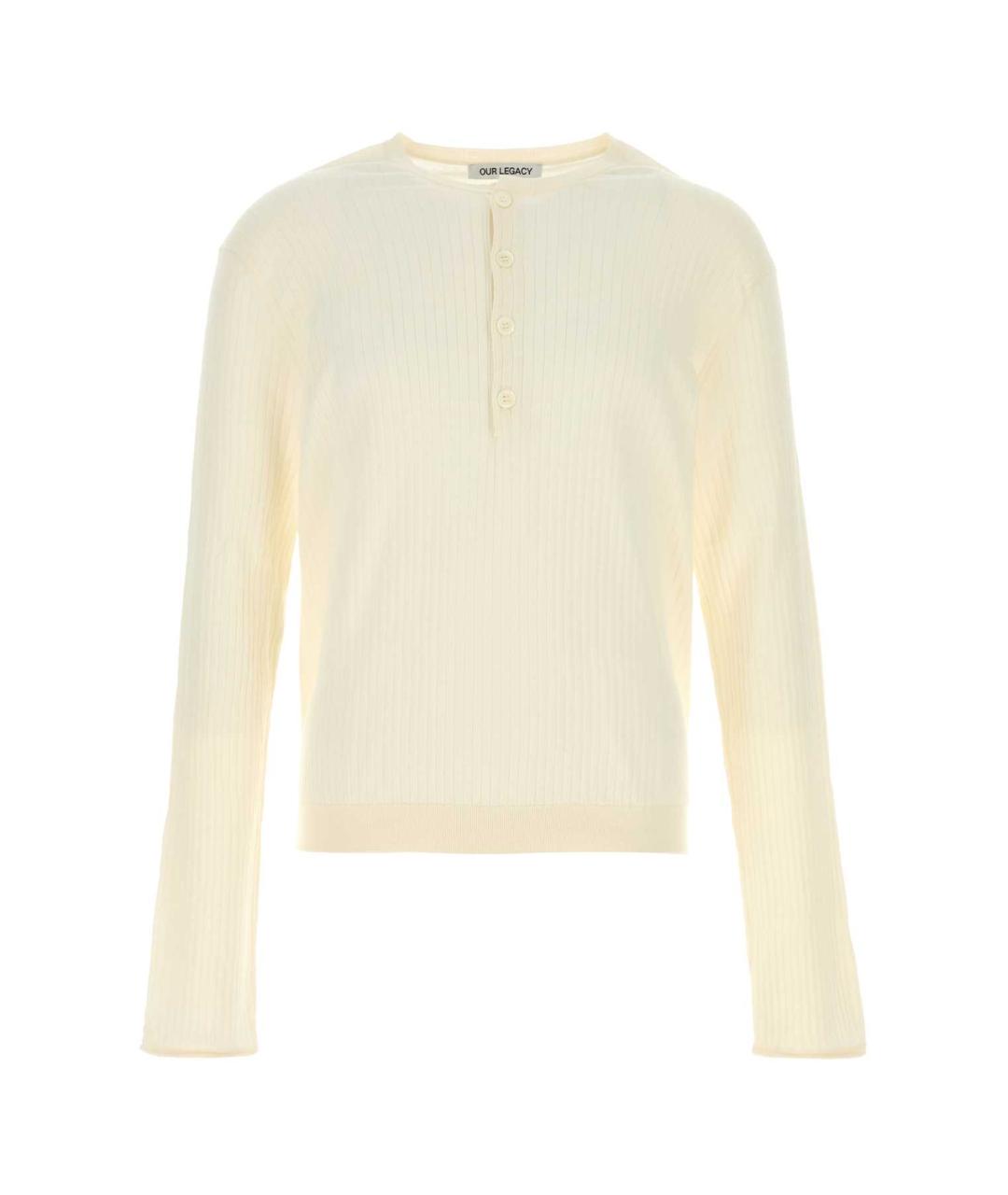 OUR LEGACY Бежевый хлопковый джемпер / свитер, фото 1