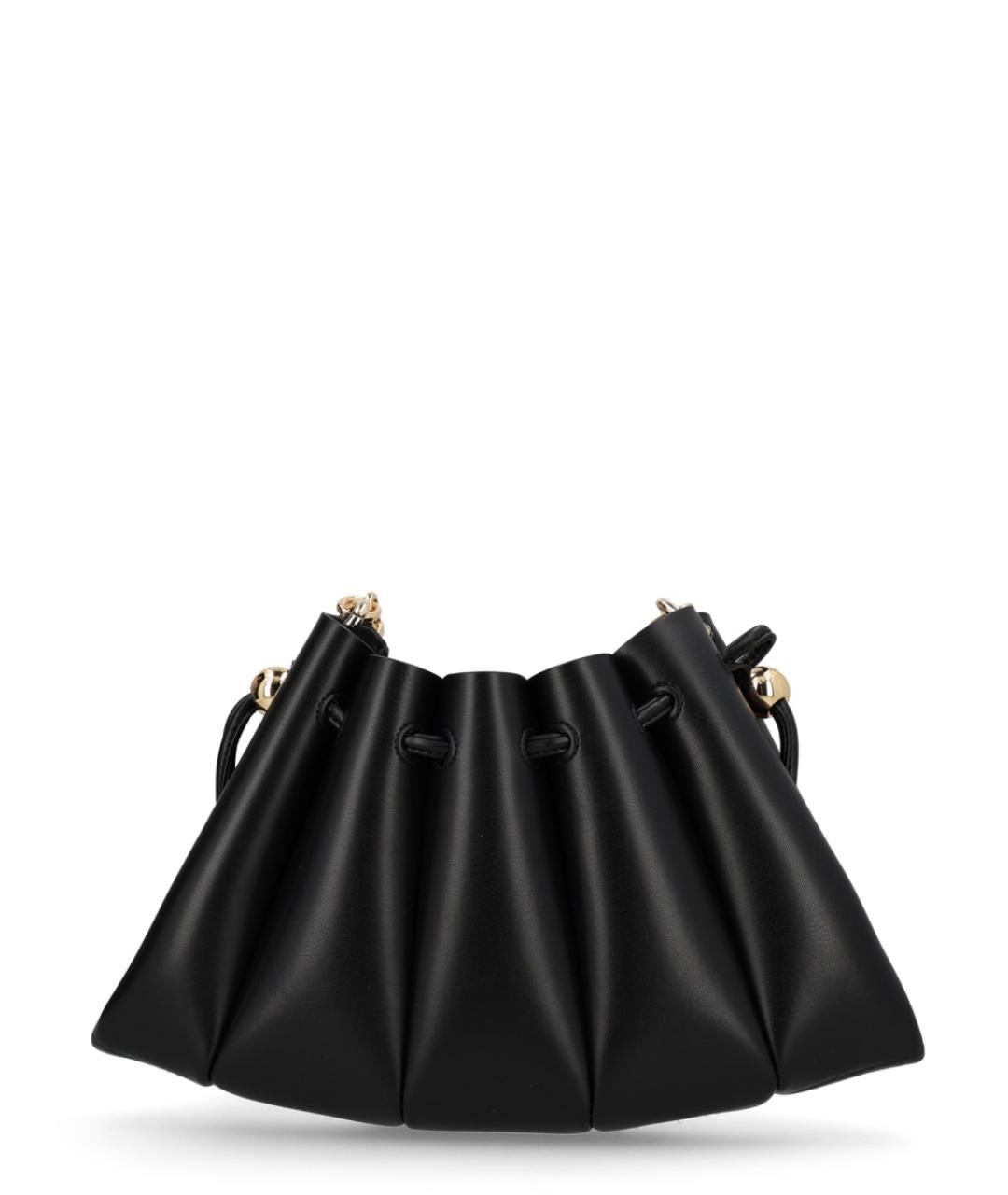 THEMOIRE Черная сумка через плечо из искусственной кожи, фото 3