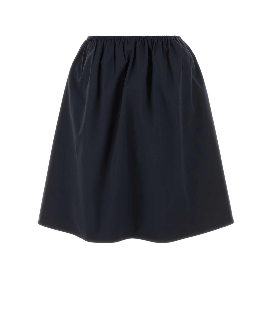 MIU MIU Серая хлопковая юбка миди, фото 2