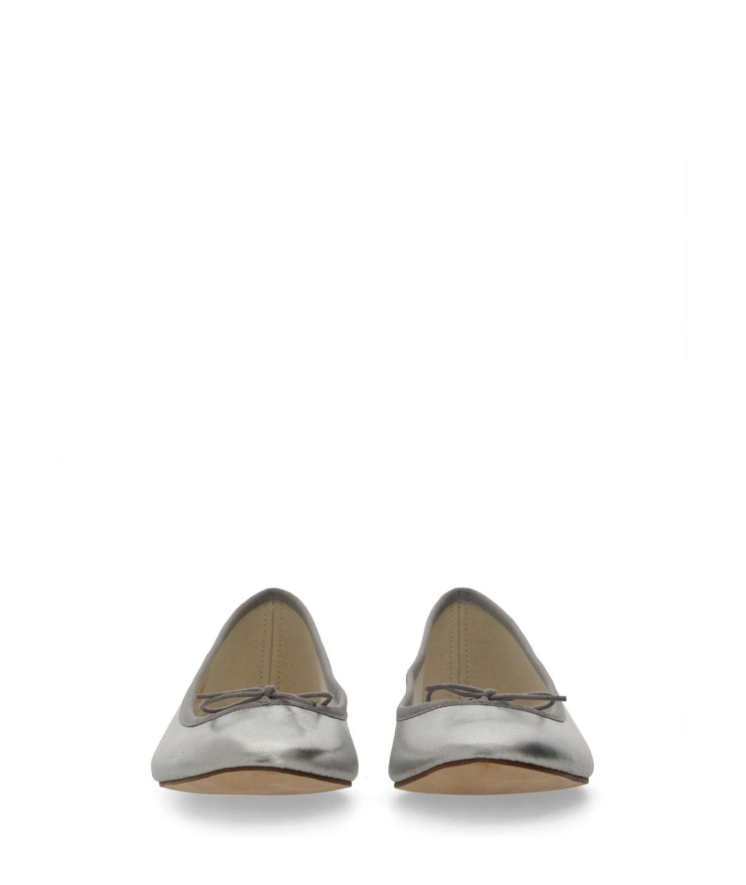 REPETTO Серебряные кожаные балетки, фото 4