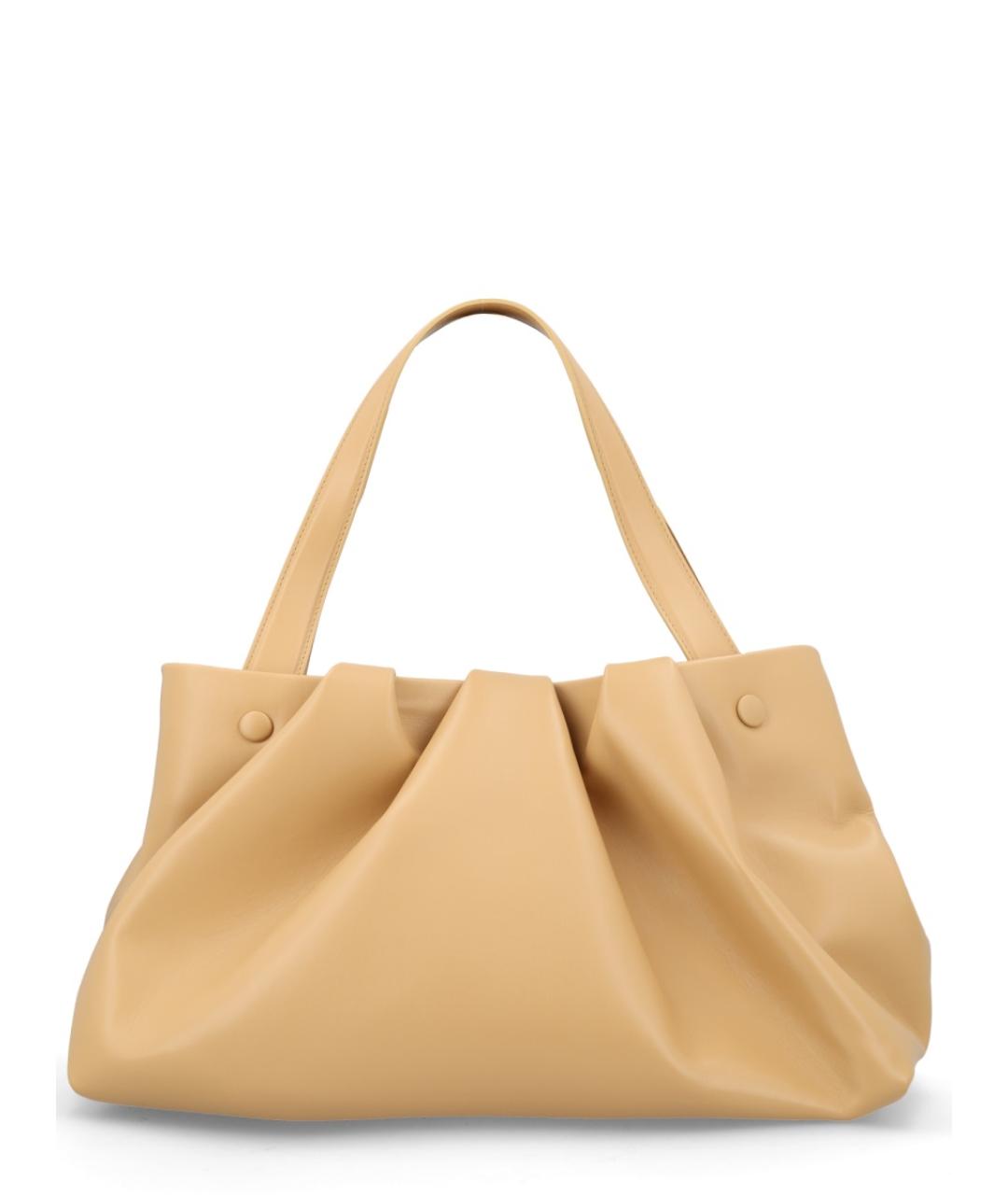 THEMOIRE Бежевая сумка тоут из искусственной кожи, фото 1