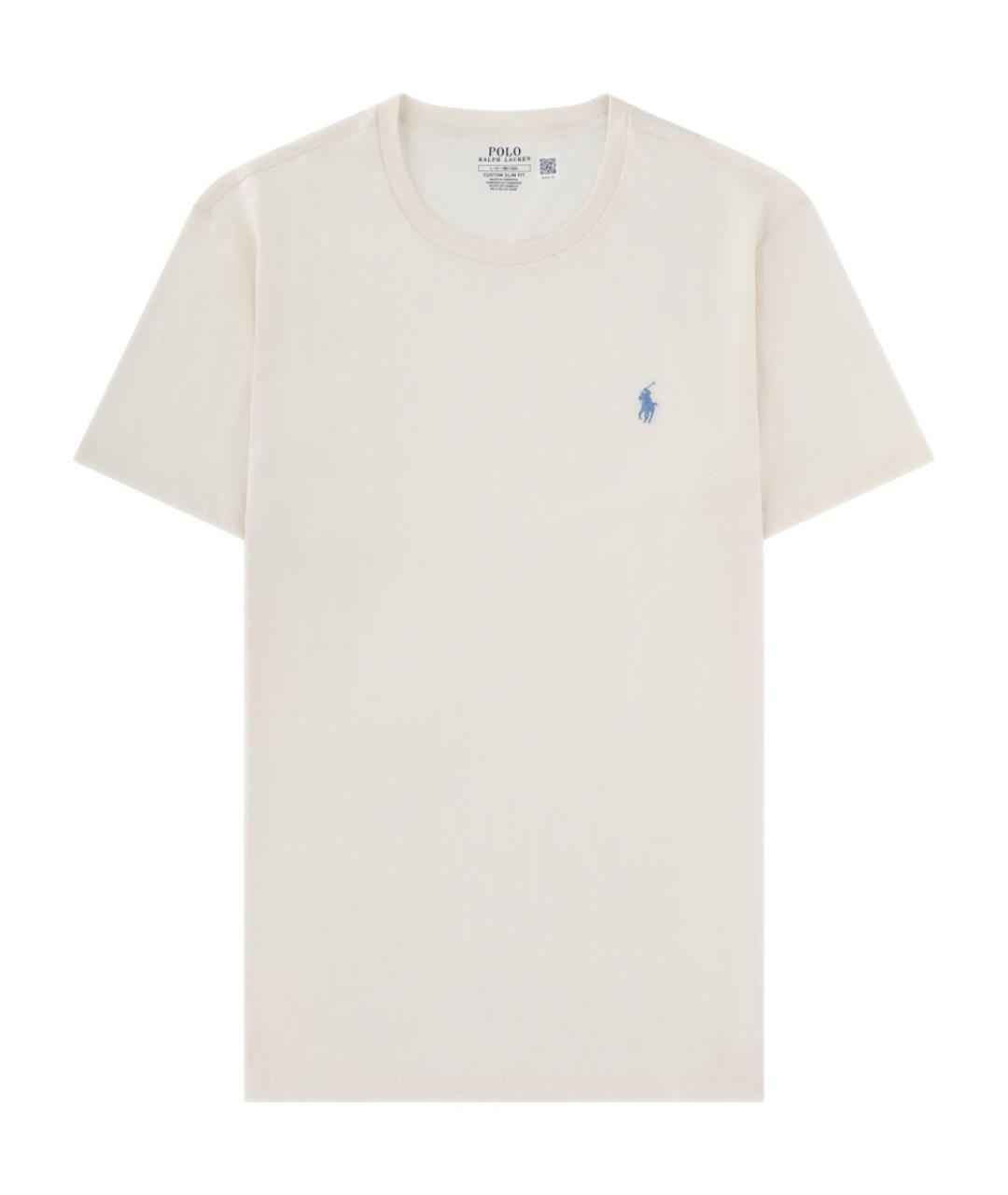 POLO RALPH LAUREN Белая хлопковая футболка, фото 1