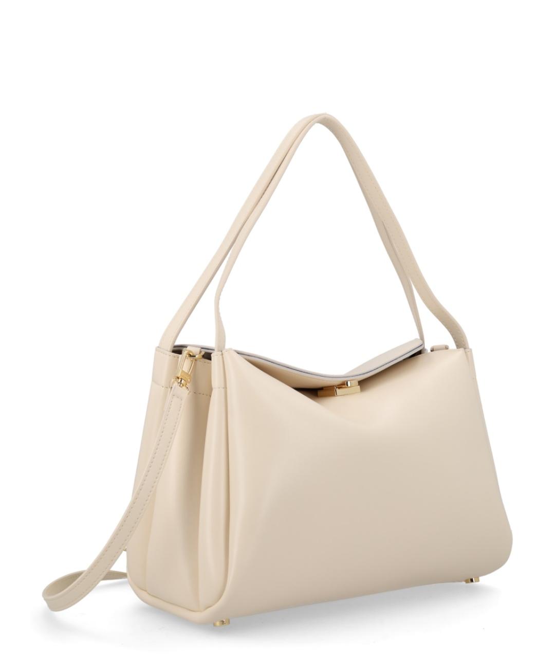 THEMOIRE Бежевая сумка через плечо из искусственной кожи, фото 2